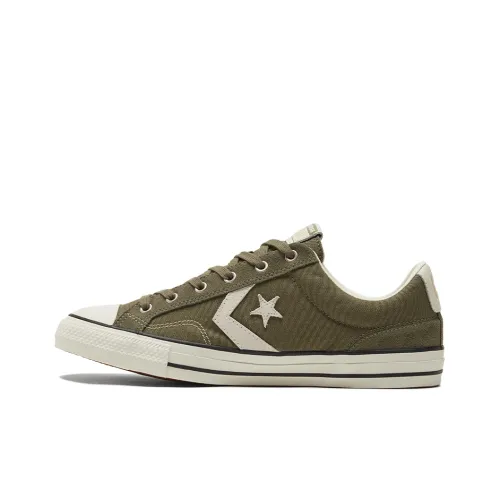 Converse Star Player 76 Canvas Shoes Unisex Low-Top Green/White