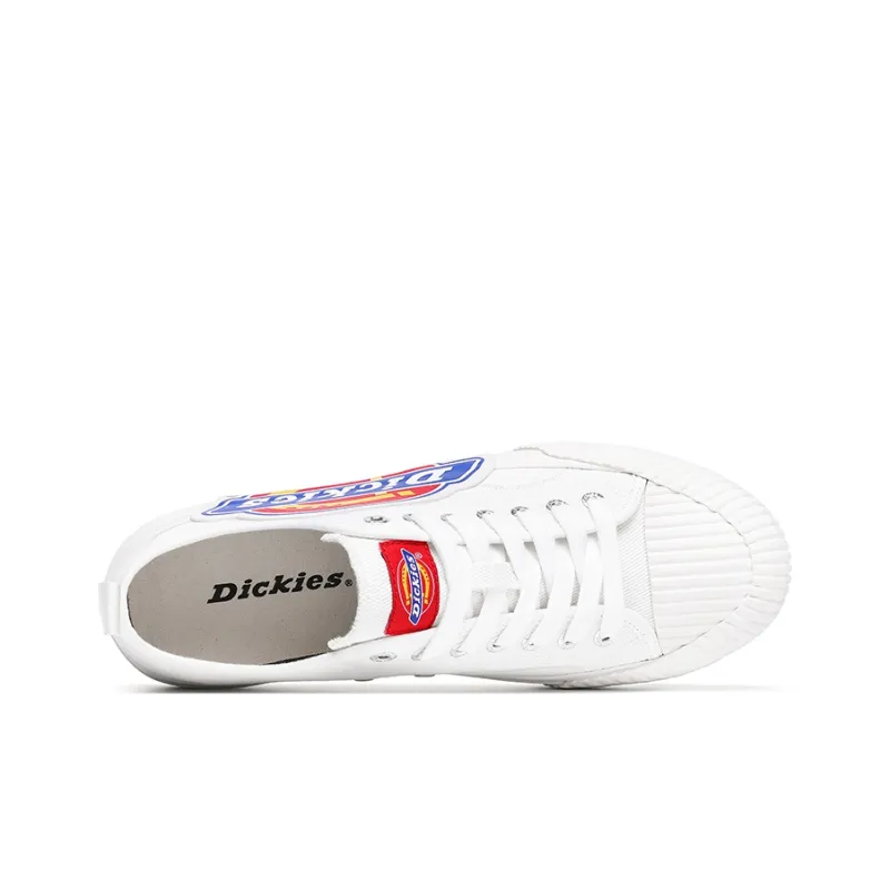 Dickies Canvas Shoes Women's Low-Top White-2