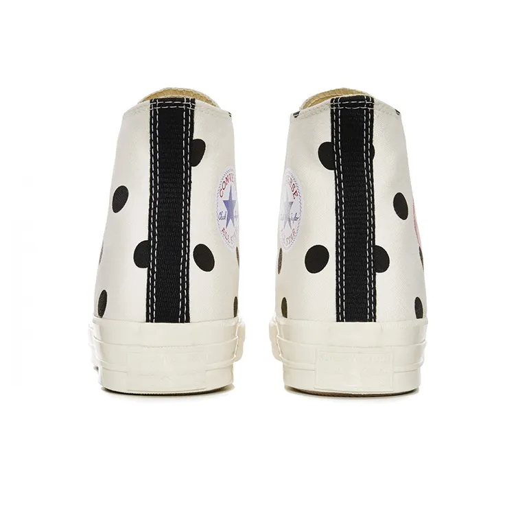 Converse Comme Des Garçons X Chuck Taylor All Star 70 Hi 'White Polka Dot'-3