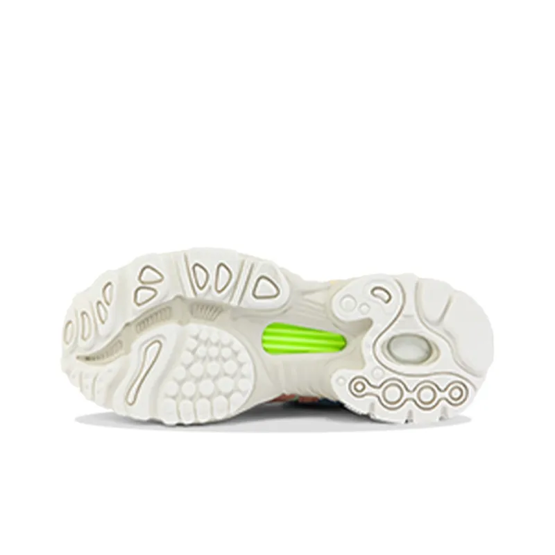 Kappa Cushioning, Slip Resistant, Abrasion Resistant Coverage Low Top Chunky Sneakers Unisex White-4