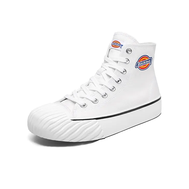 Dickies High Top Canvas Shoes Unisex White-1