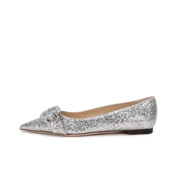 Jimmy Choo Silber Damen Casual Single Shoes Women's