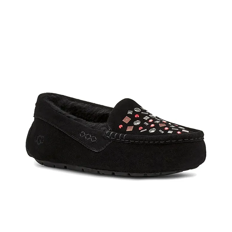 UGG Ansley Stud 2 Rivets Slip On Black Women's-2