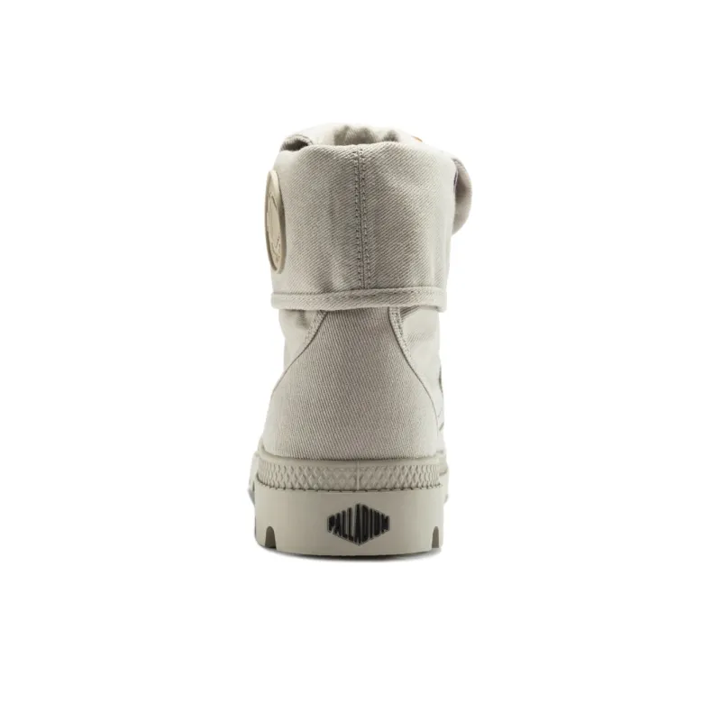 Palladium Pallabrouse Bgy Con Anti Slip Wear Resistant High Top Canvas Shoes Unisex Gray-3