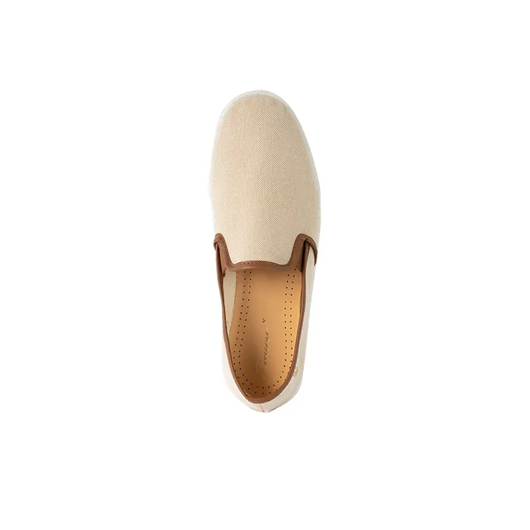 Rivieras Women's Casual Shoes Unisex Low Top Ecru-4