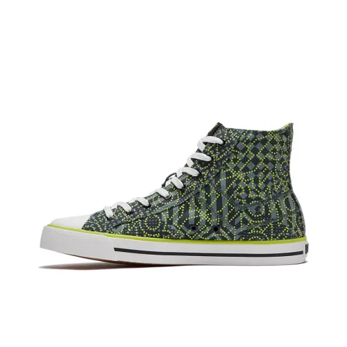 Pony High Canvas Shoes Black Women's