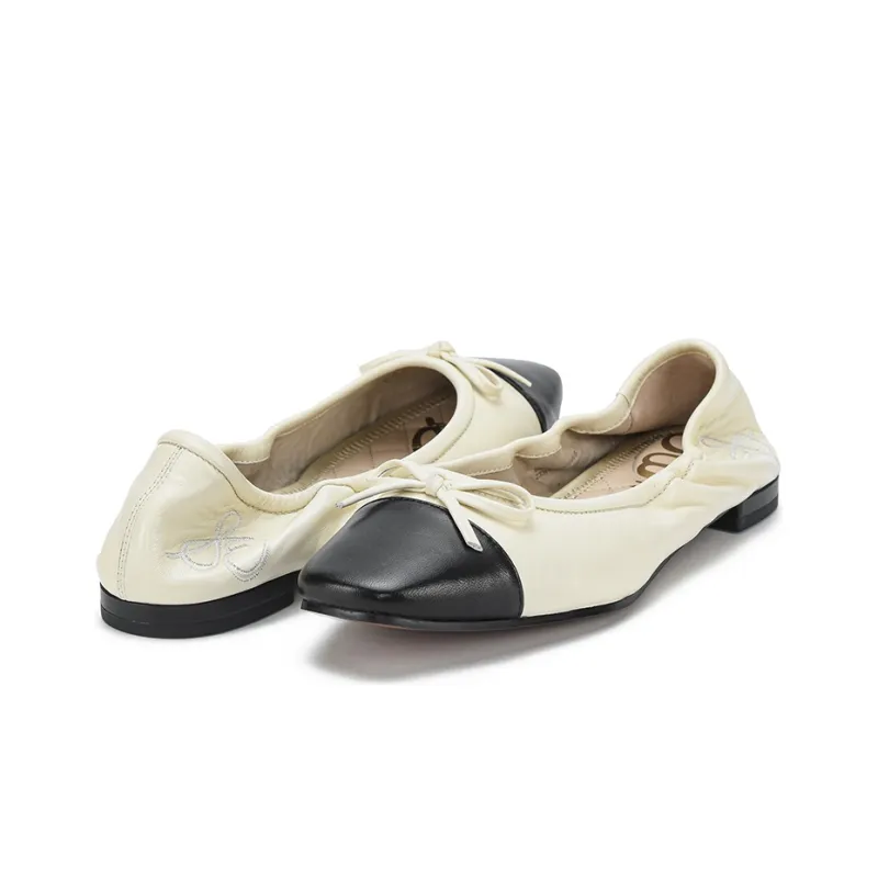 SAM EDELMAN Women's Casual Shoes Women's White Black-3