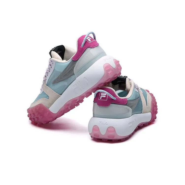 FILA Gara Cushioning Anti Slip Wear Resistant Breathability Low Top Chunky Sneakers Women's Winter Cloud-5