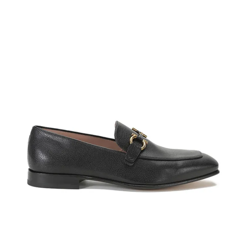 FERRAGAMO GANCINI Loafers Women's Black-1
