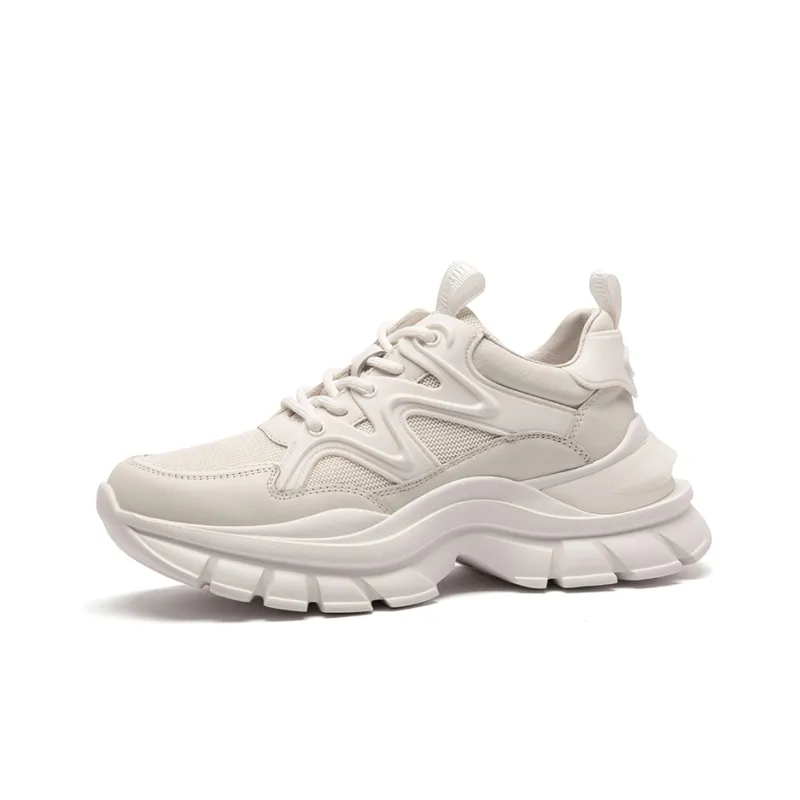 PACO GIL Low-Top Chunky Sneakers Women's Ecru-1