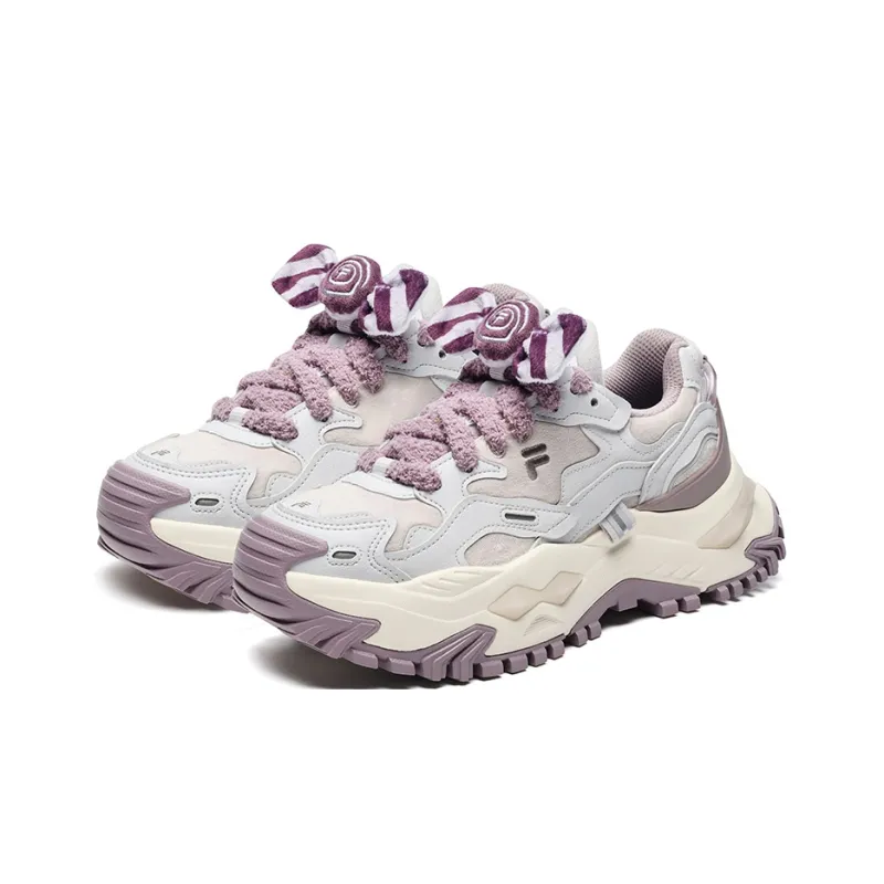 FILA FUSION Bianco Sneakers 'White Purple' Women's-2