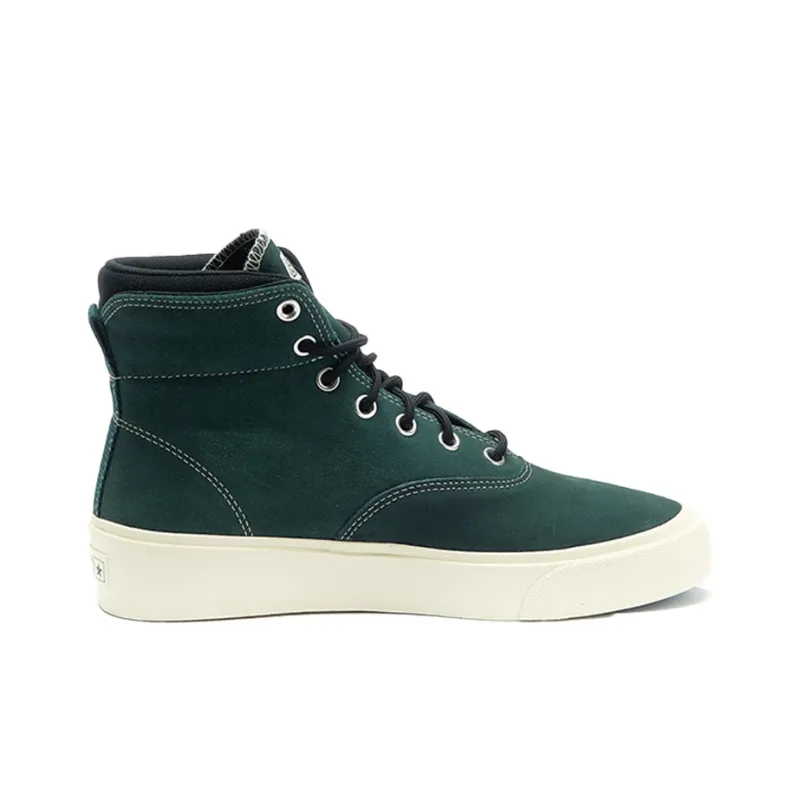 Converse Nubuck Skidgrip Hi Green-1