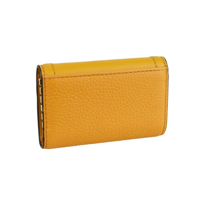 MICHAEL KORS Leather Key Pouch Regular Women's Yellow-2