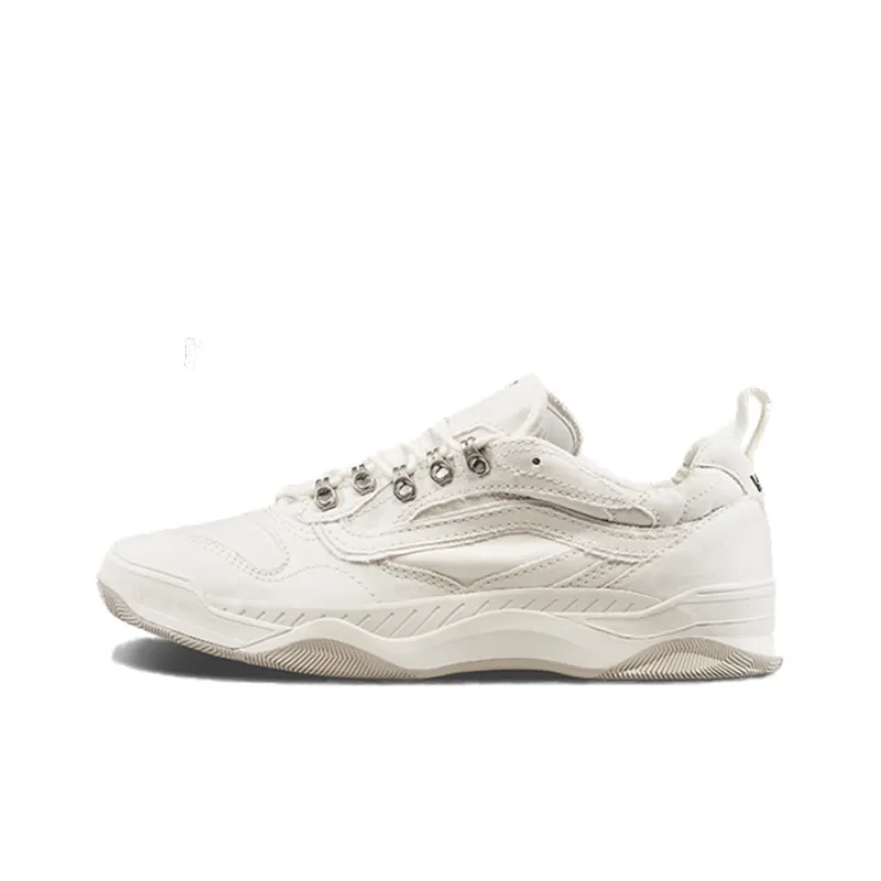 Vans Brux Wc Cozy Thick Sole Low Tops Casual Shoe White-0