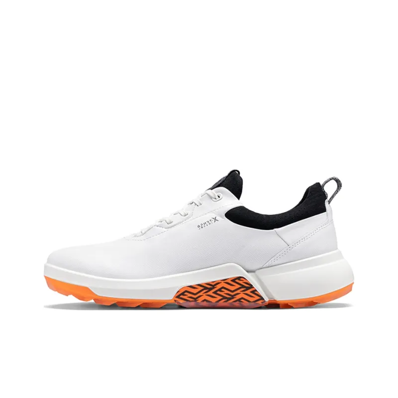 Ecco Golf Biom H4 Cushioning Anti Slip And Wear Resistant Coverage Low Top Casual Shoes Men's White-0