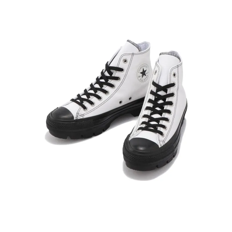 Converse Chuck Taylor All Star 100 CHUNK HI Durable Breathable High Top Canvas Shoes Unisex White Black Japan Version-2