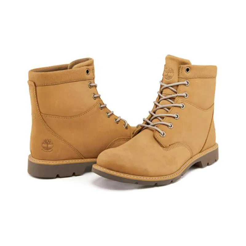Timberland Euro Hiker 6 Inch Waterproof Hiking Wide Fit Shoes 'Wheat' Women's-3
