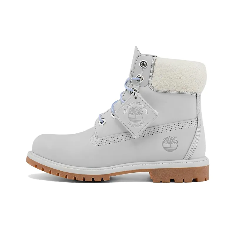 Timberland Premium 6 Inch Waterproof Boot 'Light Grey Nubuck' Women's-0