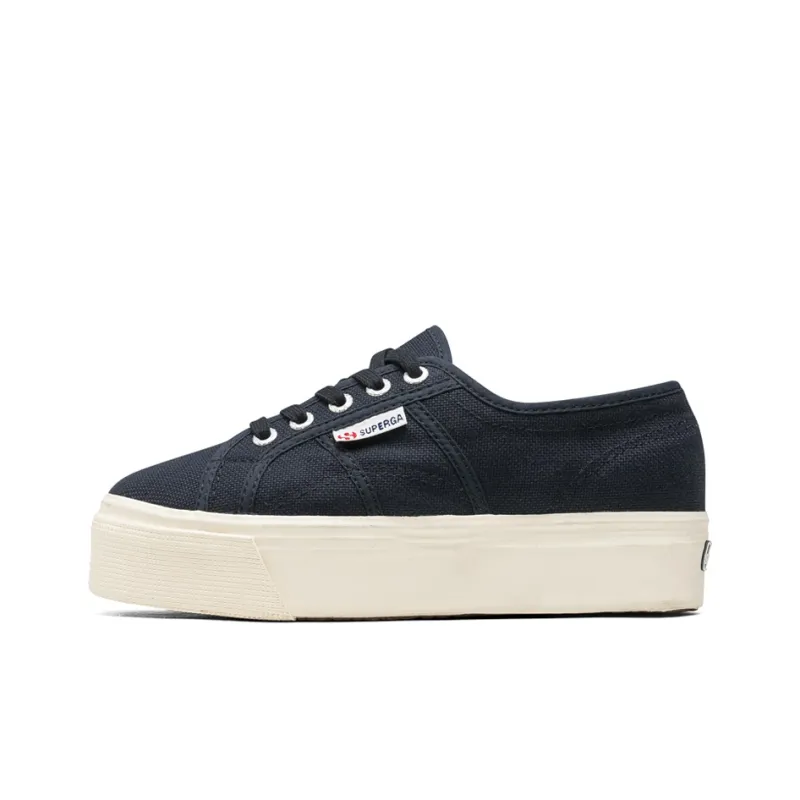SUPERGA Low Top Canvas Shoes Unisex Blue-0
