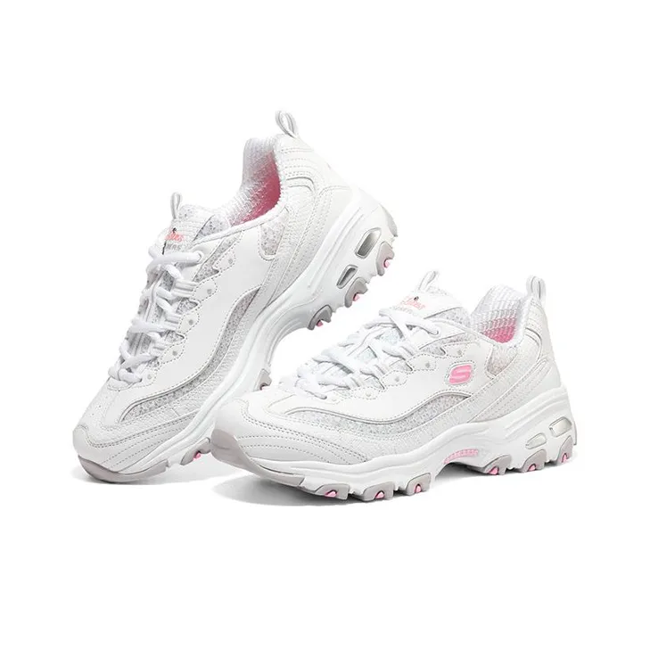 Skechers D'Lites 1.0 'White Pink' Women's-2