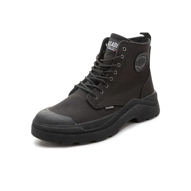 Palladium Pallakix Hi Cvs Wear-Resistant Slip-Resistant High-Top Canvas Shoes Unisex Black-1