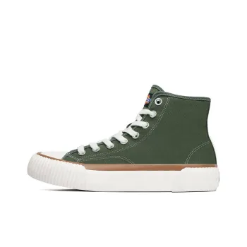 Dickies Canvas Shoes Unisex High Top Army Green