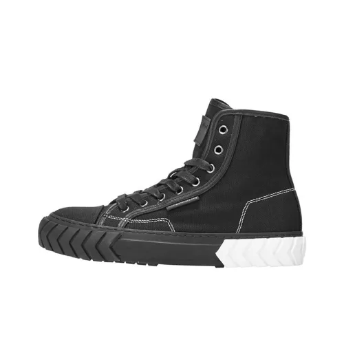 Both Canvas Shoes Women's High-Top Black/White