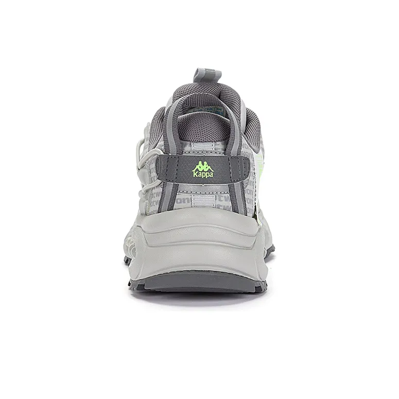 Kappa Low Top Chunky Sneakers Unisex Gray Silver-5