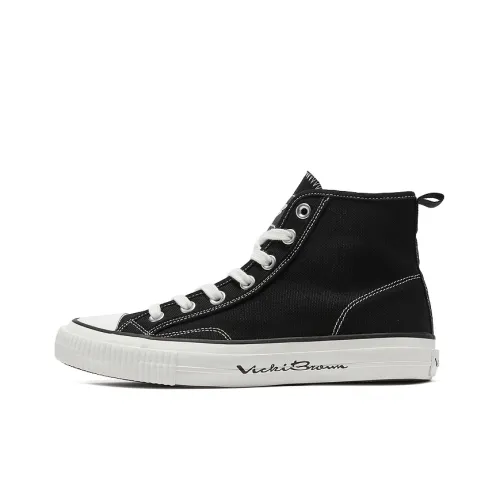 VICKI BROWN Jeans Canvas Shoes Unisex High-Top