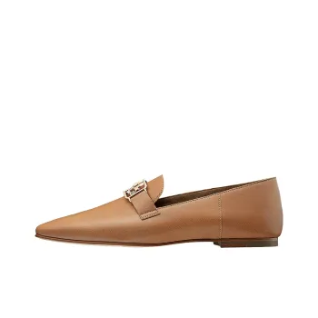 HERMES Time Casual Single Shoes Women's Brown