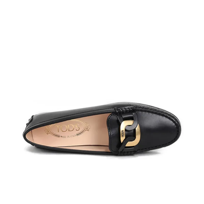 TOD'S City Gommino Women's Casual Shoes Women's Low Top Black-4