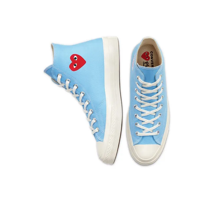 Converse Chuck Taylor All Star 70 Hi Comme Des Garcons Play Bright Blue-3