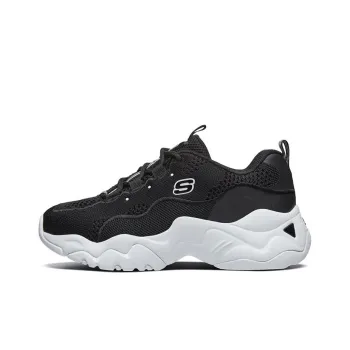 Skechers D Lites 3.0 Low Top Daddy Shoes Black Women's