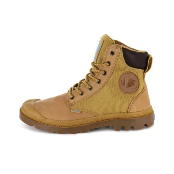 Palladium Pampa Outdoor Boots Unisex Amber Gold