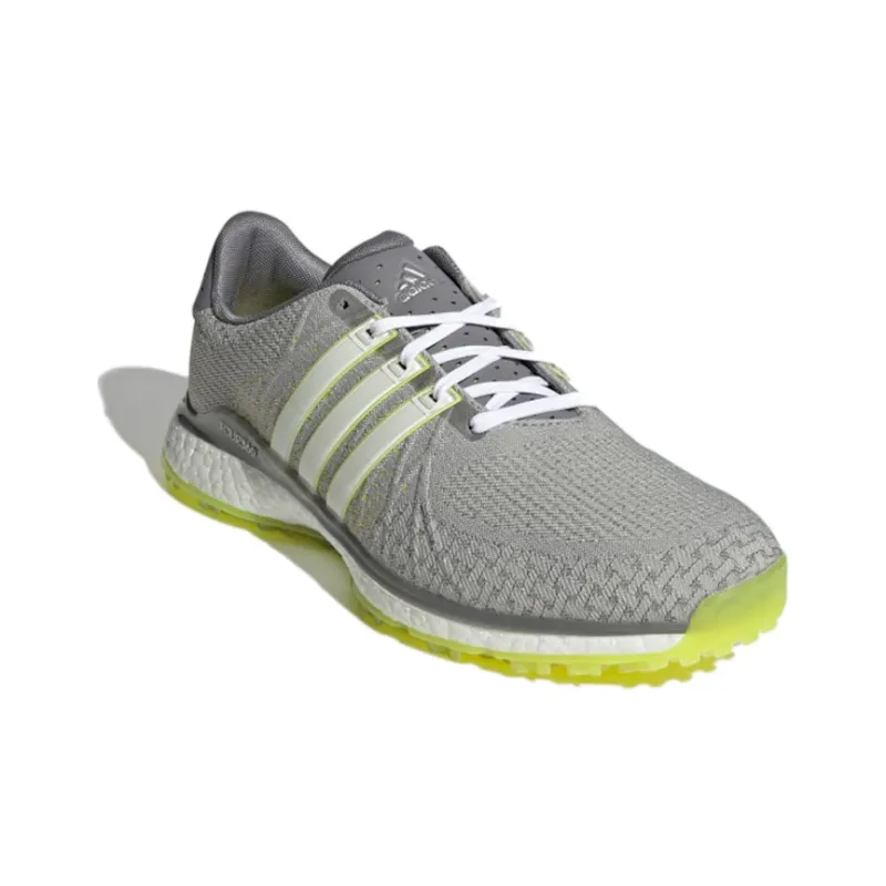 Adidas Tour360 XT-SL Spikeless Textile Durable Breathable Low-Top Golf Shoes Men's Gray Yellow-2