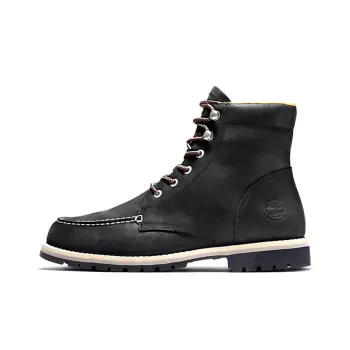 Timberland Redwood Falls Waterproof Moc Toe Boot 'Black Full Grain'