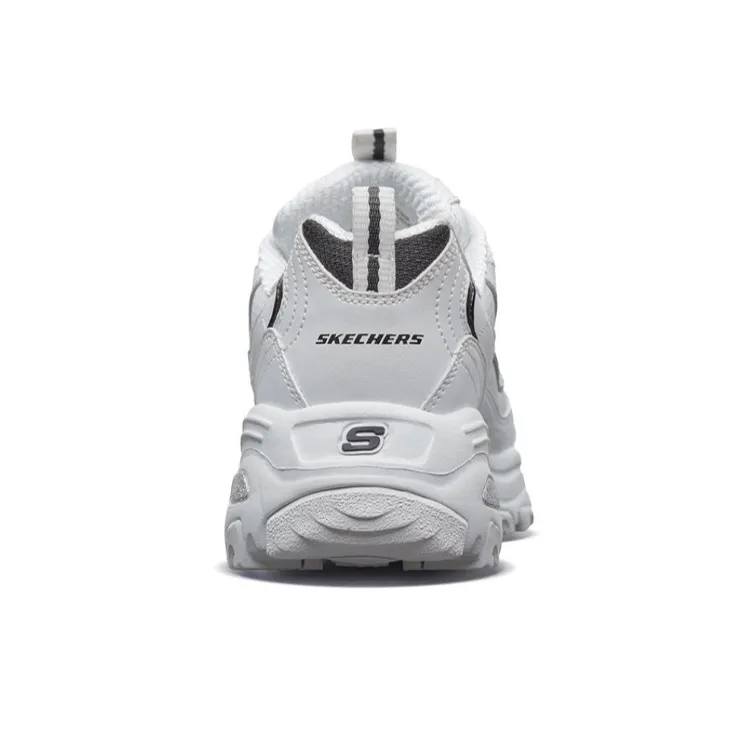 Skechers D'Lites Gs White/Black Women's-3