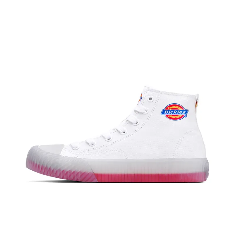 Dickies Canvas Shoes Women's High-Top White-0