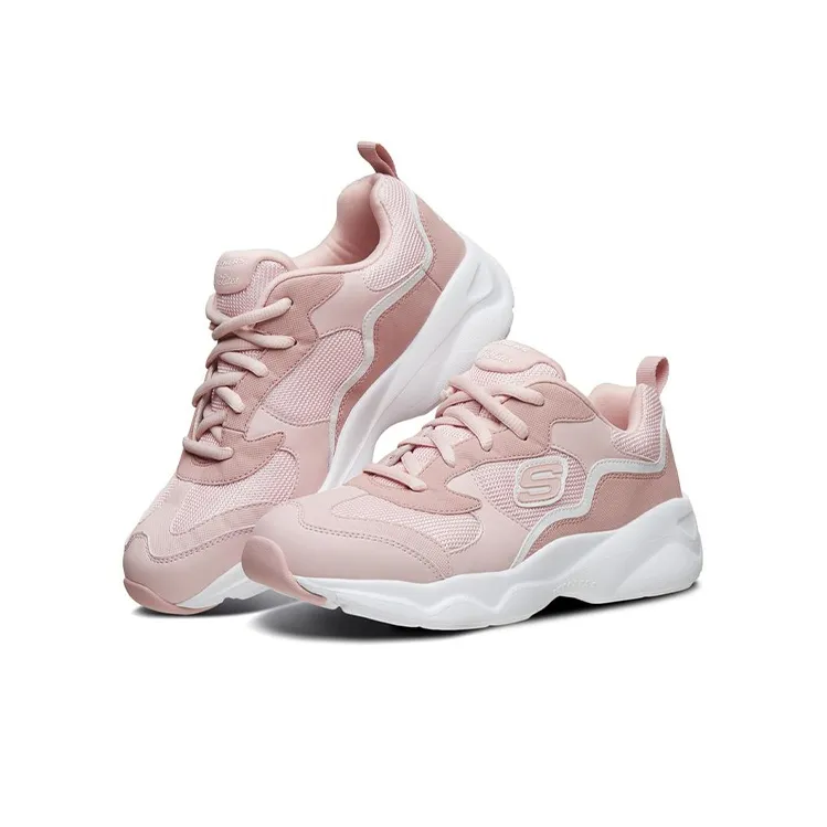 Skechers D Lites Airy Low Top Daddy Shoes Light Pink Women's-2