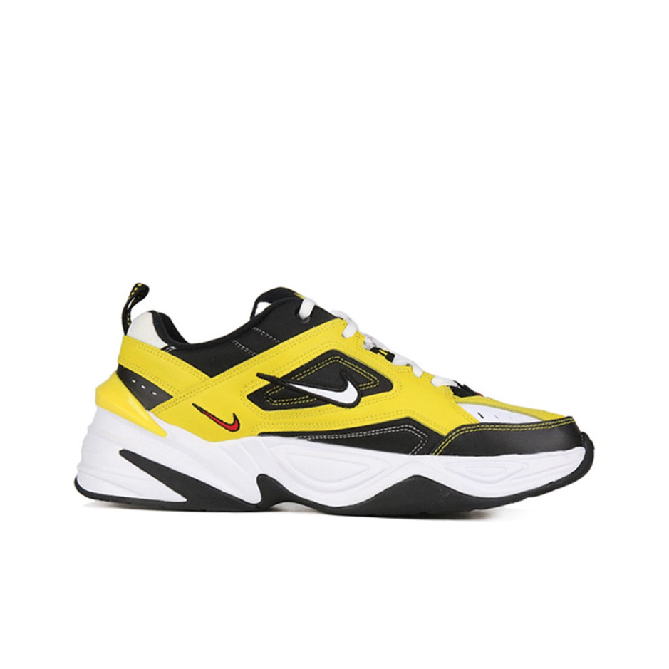 Nike m2k tekno white yellow best sale