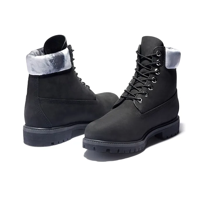 Timberland Premium 6-Inch Black Sliver Boots-2