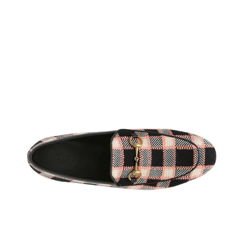 GUCCI Jordaan Casual Single Shoes Women's Black Pink-3