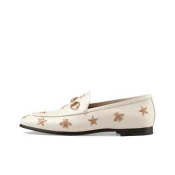 GUCCI Jordaan Loafers Women's White