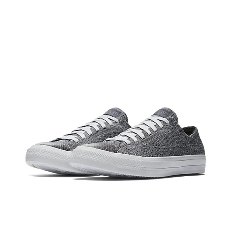 Converse Nike X Chuck Taylor All Star Flyknit Low 'Light Carbon'-2