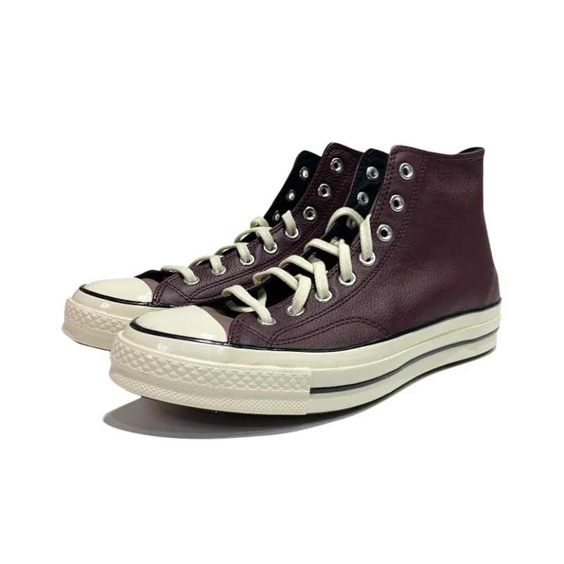 Converse Chuck Taylor All Star 70 Hi Leather Colorblock Black Currant-2