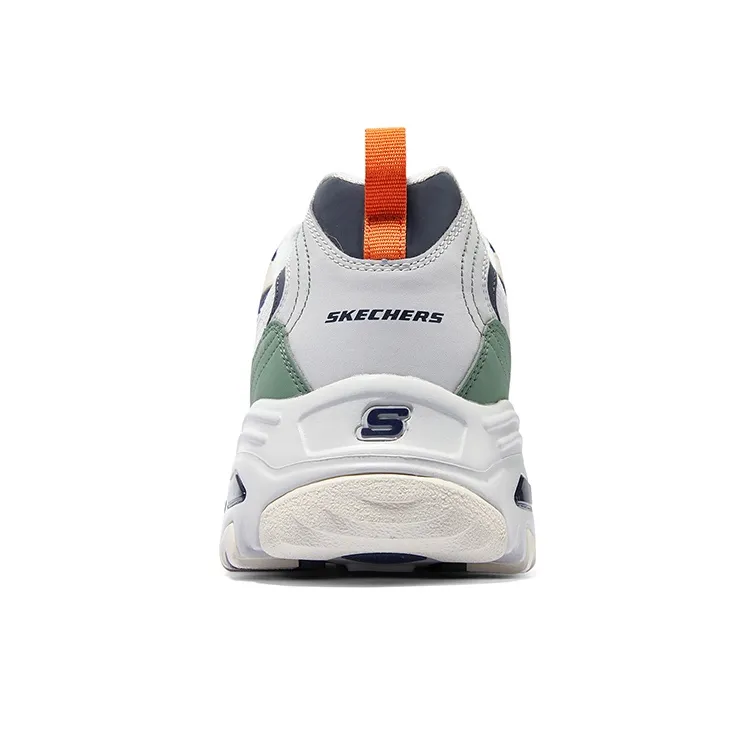 Skechers DLites 1.0 Chunky Shoes 'Beige Navy'-4