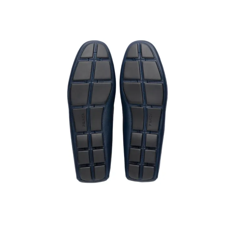 PRADA Logo Plaque Driving Loafers-4