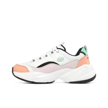 Skechers D'LITES 3.0 Cousin Cushioning Anti Slip And Wear Resistant Low Top Chunky Sneakers Women's Multicolor