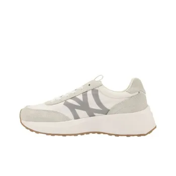 MLB Chunky Jogger Anti Slip Wear Resistant Low Top Chunky Sneakers Unisex Ecru