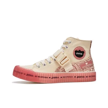 Joma Joma X Nicopanda Collaboration Anti-Slip And Wear-Resistant Lightweight High-Top Canvas Shoes Women's Pink